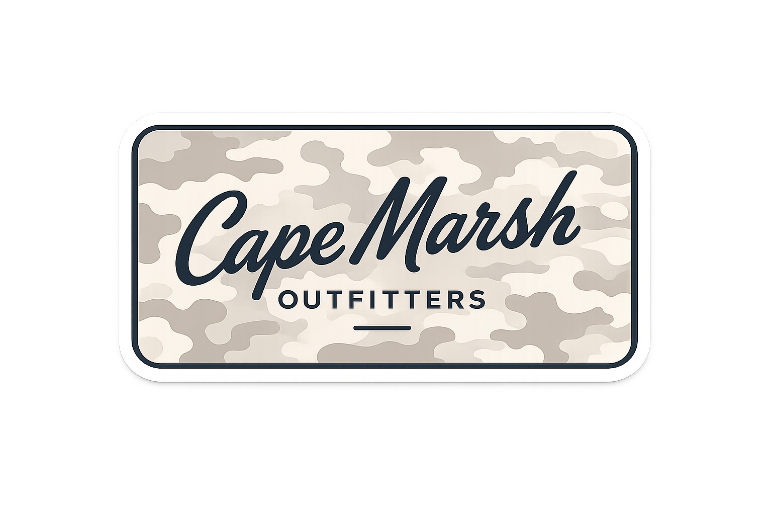 Coastal Camo Decal