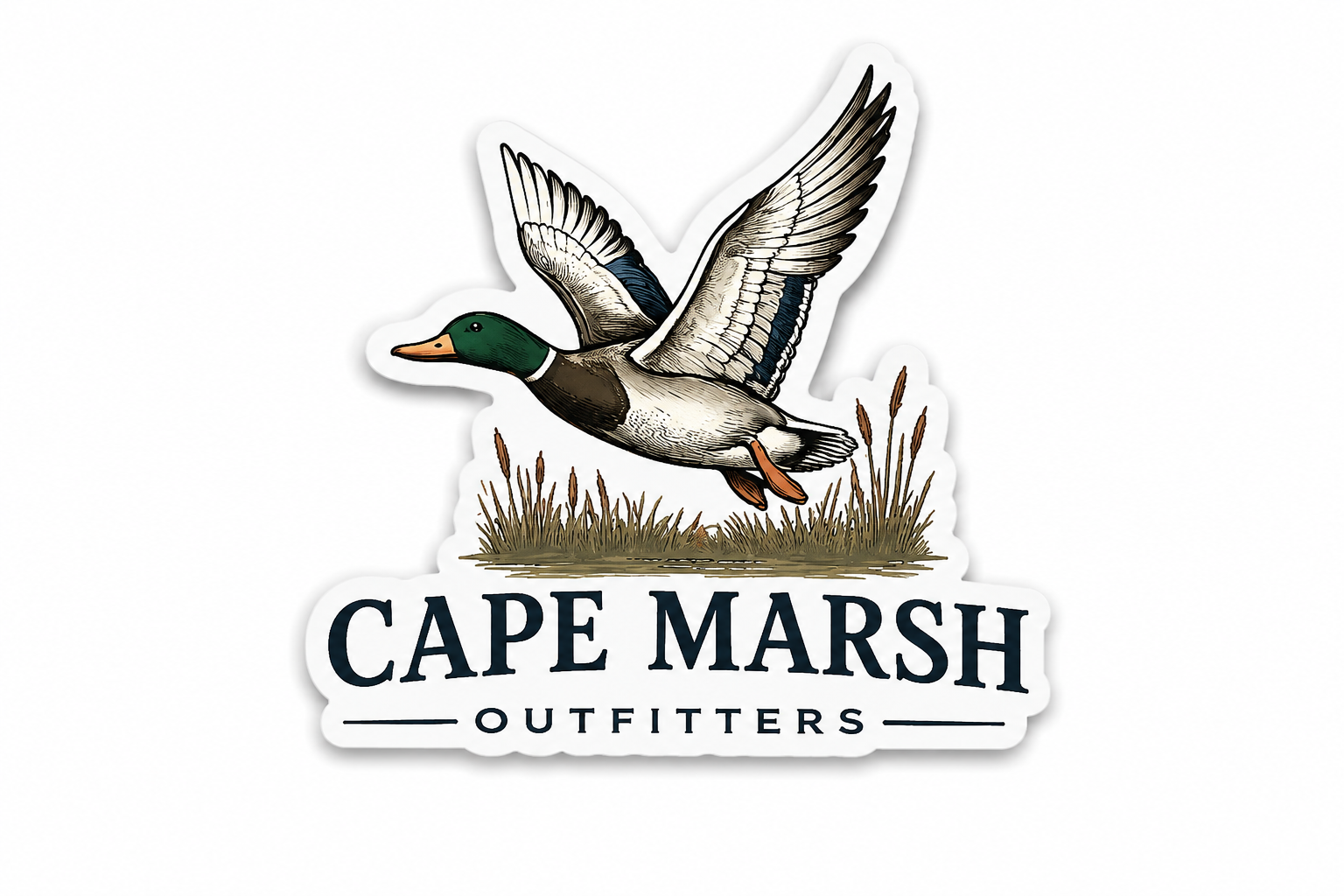 Flying Mallard Decal